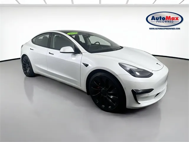 White 2022 Tesla Model 3 Performance for sale in Marlborough, MA