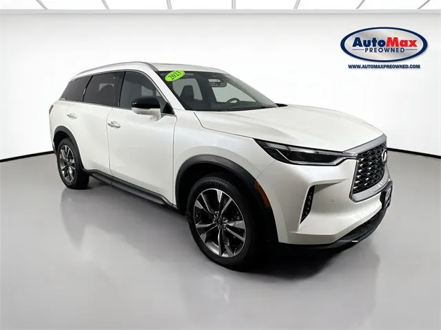 White 2023 INFINITI QX60 LUXE for sale in Marlborough, MA