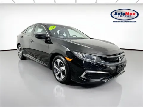 Black 2019 Honda Civic LX for sale in Marlborough, MA
