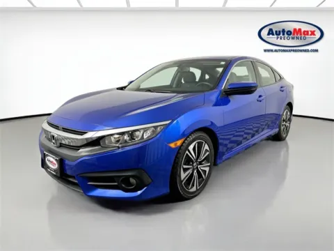 Blue 2016 Honda Civic EX-L for sale in Marlborough, MA