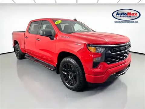 Red 2023 Chevrolet Silverado 1500 Custom for sale in Marlborough, MA