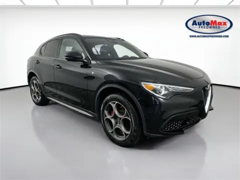 Black 2022 Alfa Romeo Stelvio Ti for sale in Marlborough, MA
