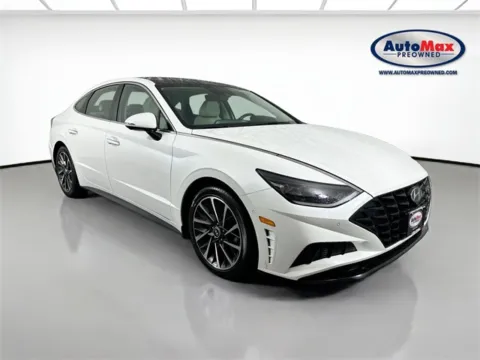 White 2022 Hyundai Sonata Limited for sale in Marlborough, MA
