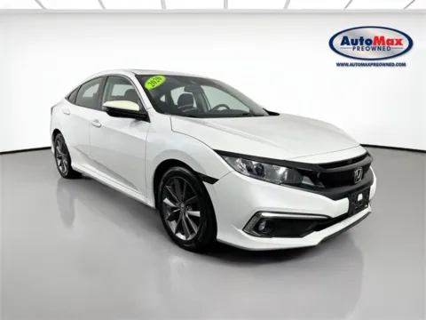 White 2020 Honda Civic EX for sale in Marlborough, MA
