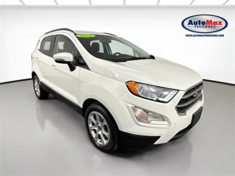 White 2021 Ford EcoSport SE for sale in Marlborough, MA