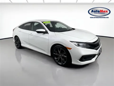 White 2021 Honda Civic Sport for sale in Marlborough, MA
