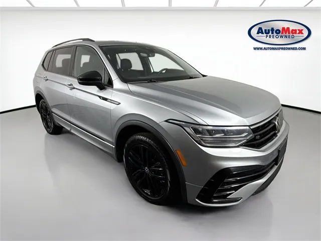 Silver 2022 Volkswagen Tiguan 2.0T SE R-Line Black for sale in Marlborough, MA