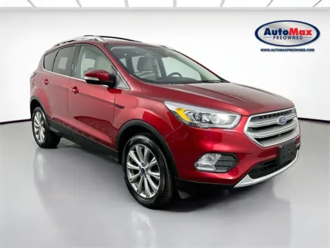 Red 2017 Ford Escape Titanium for sale in Marlborough, MA