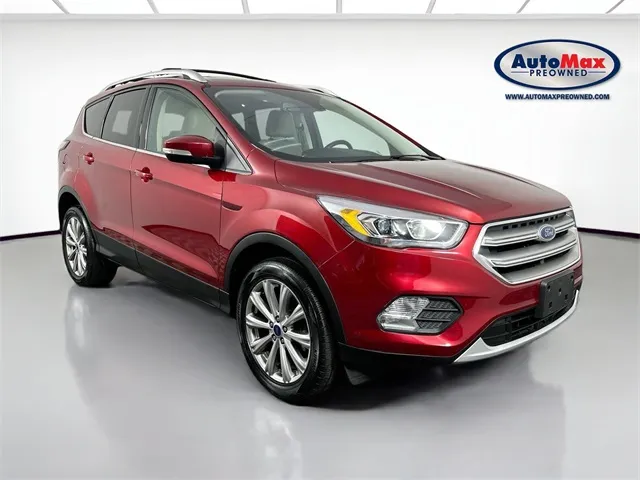 Red 2017 Ford Escape Titanium for sale in Marlborough, MA