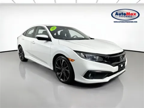 White 2019 Honda Civic Sport for sale in Marlborough, MA