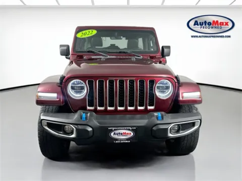 Photos of 2022 Jeep Wrangler Unlimited Sahara 4xe for sale in Marlborough, MA at AutoMax Marlborough