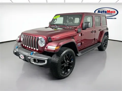 Another view of 2022 Jeep Wrangler Unlimited Sahara 4xe for sale in Marlborough, MA at AutoMax Marlborough