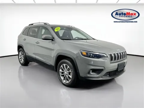 Gray 2021 Jeep Cherokee Latitude Lux for sale in Marlborough, MA