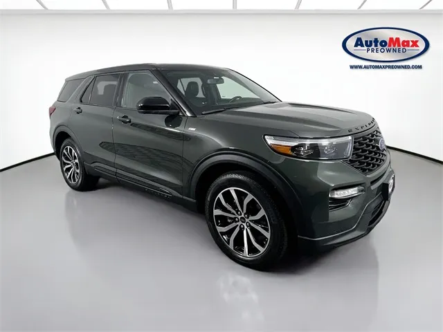 Green 2022 Ford Explorer ST-Line for sale in Marlborough, MA