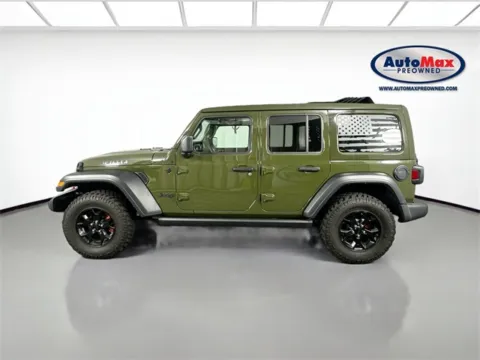 More photos of 2021 Jeep Wrangler Unlimited Willys at AutoMax Marlborough, MA