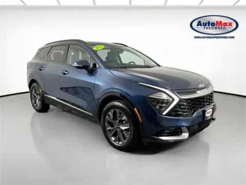 Blue 2023 Kia Sportage Hybrid SX-Prestige for sale in Marlborough, MA