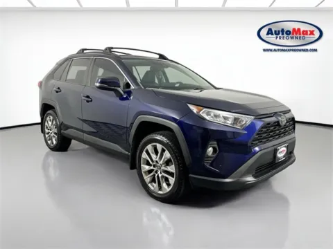 Blue 2019 Toyota RAV4 XLE Premium for sale in Marlborough, MA