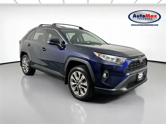 Blue 2019 Toyota RAV4 XLE Premium for sale in Marlborough, MA