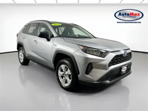 Silver 2021 Toyota RAV4 Hybrid LE for sale in Marlborough, MA