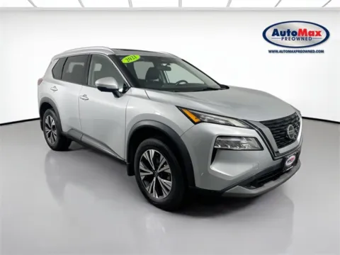 Silver 2021 Nissan Rogue SV for sale in Marlborough, MA