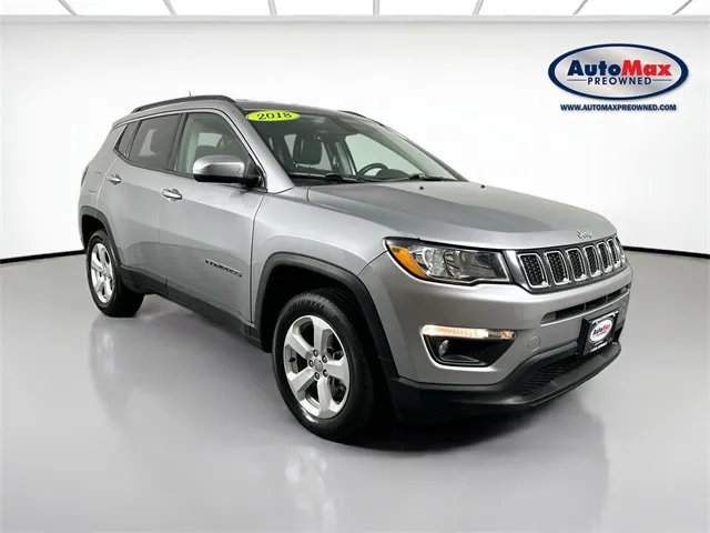 Silver 2018 Jeep Compass Latitude for sale in Marlborough, MA