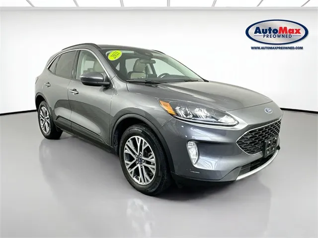 Gray 2021 Ford Escape Hybrid SEL for sale in Marlborough, MA