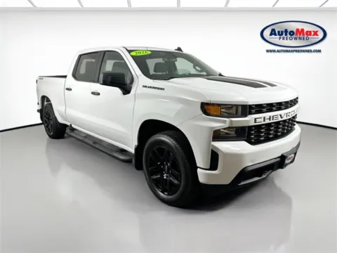 White 2021 Chevrolet Silverado 1500 Custom for sale in Marlborough, MA