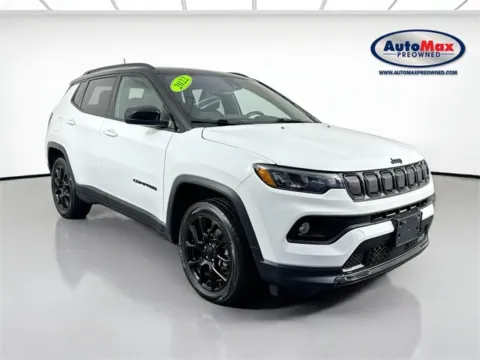 White 2022 Jeep Compass Altitude for sale in Marlborough, MA