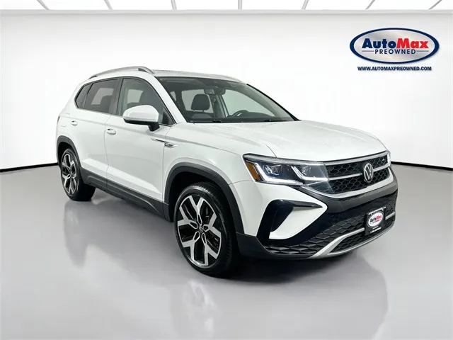 White 2022 Volkswagen Taos 1.5T SEL for sale in Marlborough, MA