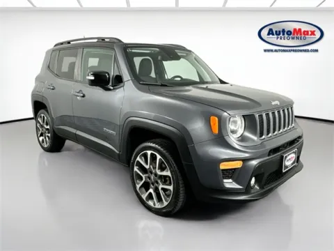 Gray 2022 Jeep Renegade Limited for sale in Marlborough, MA