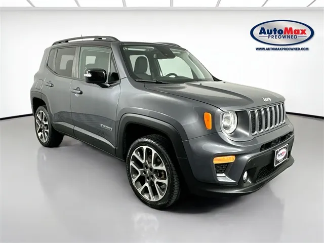 Gray 2022 Jeep Renegade Limited for sale in Marlborough, MA