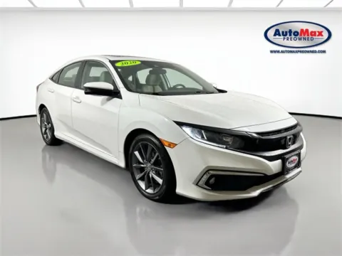 White 2020 Honda Civic EX for sale in Marlborough, MA