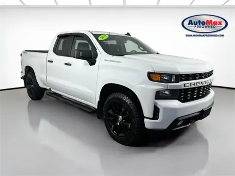 White 2019 Chevrolet Silverado 1500 Custom for sale in Marlborough, MA