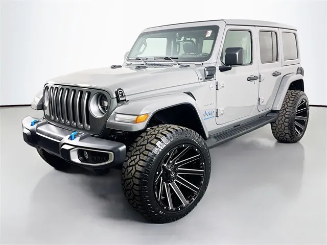 Gray 2023 Jeep Wrangler Sahara 4xe for sale in Bel Air, MD