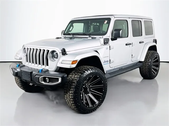 Silver 2023 Jeep Wrangler Sahara 4xe for sale in Bel Air, MD