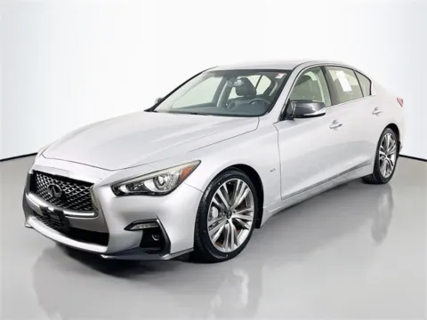 Silver 2018 INFINITI Q50 Sport for sale in Bel Air, MD