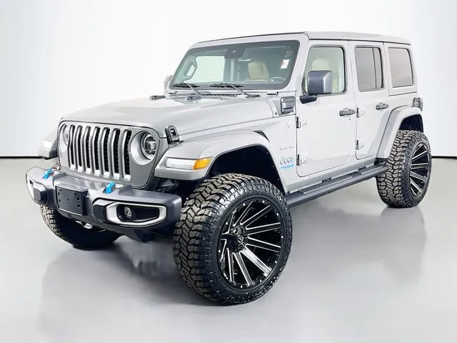 Gray 2022 Jeep Wrangler Unlimited Sahara 4xe for sale in Bel Air, MD