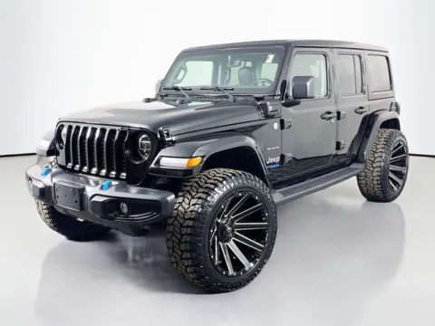 Black 2022 Jeep Wrangler Unlimited Sahara 4xe for sale in Bel Air, MD