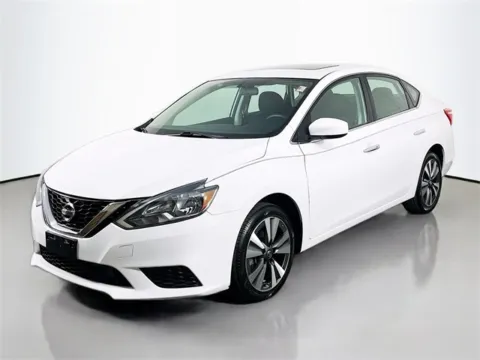 White 2019 Nissan Sentra SV for sale in Bel Air, MD
