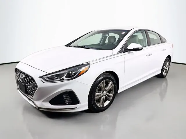 White 2019 Hyundai Sonata SEL for sale in Bel Air, MD