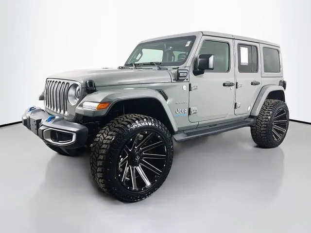 Gray 2023 Jeep Wrangler Sahara 4xe for sale in Bel Air, MD