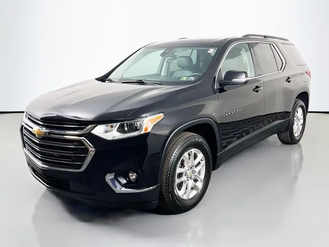 Black 2021 Chevrolet Traverse LT Leather for sale in Bel Air, MD