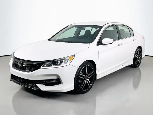 White 2017 Honda Accord Sport for sale in Bel Air, MD