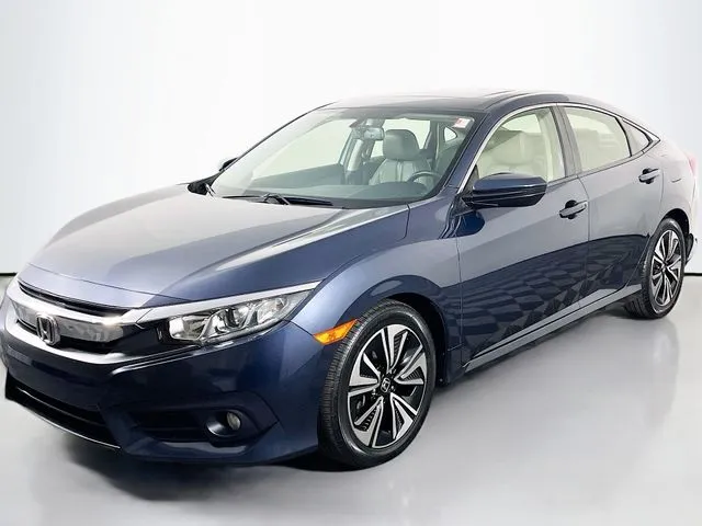 Gray 2018 Honda Civic EX-L for sale in Bel Air, MD