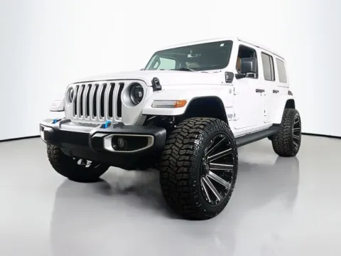 White 2023 Jeep Wrangler Sahara 4xe for sale in Bel Air, MD