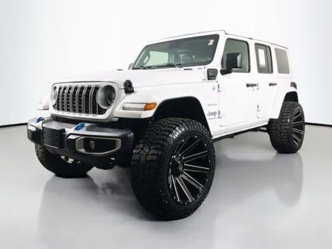 White 2024 Jeep Wrangler Sahara 4xe for sale in Bel Air, MD