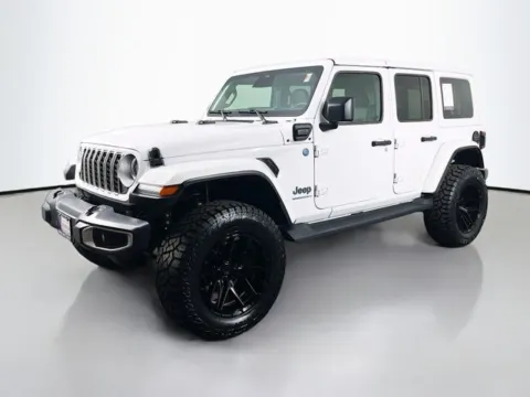 White 2025 Jeep Wrangler Sahara 4xe for sale in Bel Air, MD