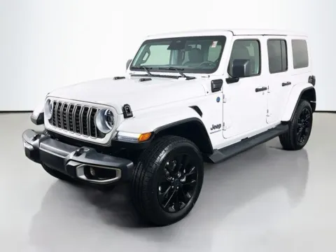White 2025 Jeep Wrangler Sahara 4xe for sale in Bel Air, MD