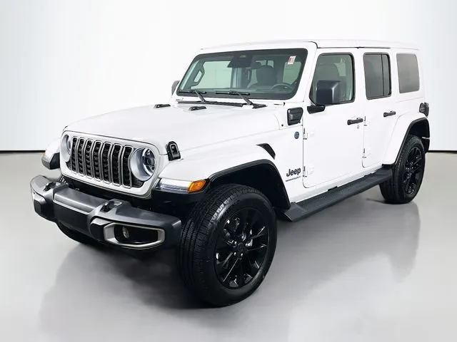 White 2025 Jeep Wrangler Sahara 4xe for sale in Bel Air, MD