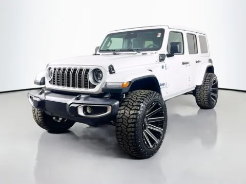 White 2025 Jeep Wrangler Sahara 4xe for sale in Bel Air, MD